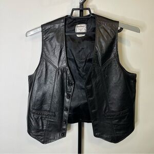Vintage Steer Brand Leather Vest Size XL Men’s